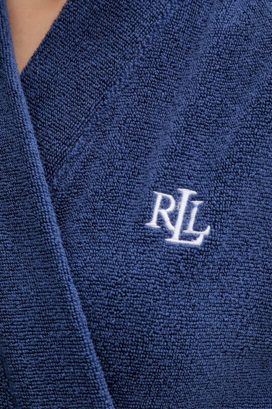 Lauren Ralph Lauren szlafrok bawełniany ILN42435 niebieski