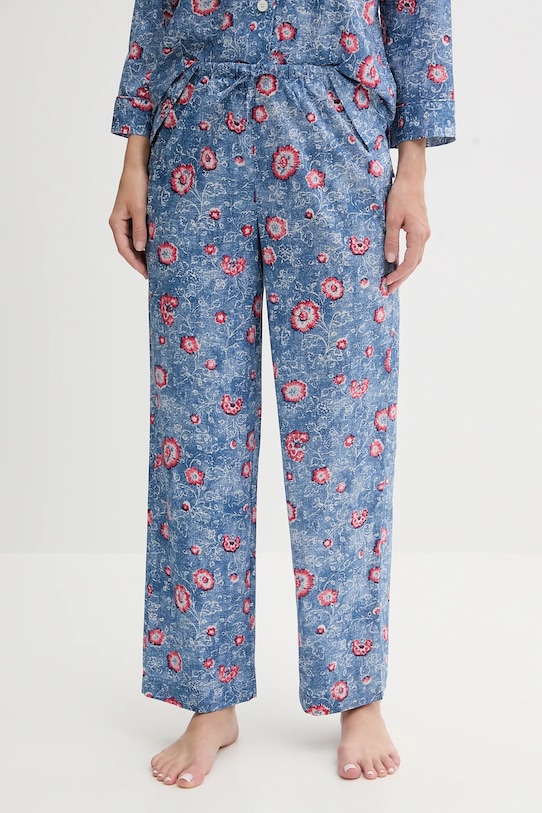 Pyžamo Lauren Ralph Lauren modrá ILN92429