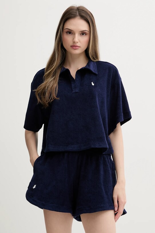 Пижама Polo Ralph Lauren трикотаж тёмно-синий 21556375