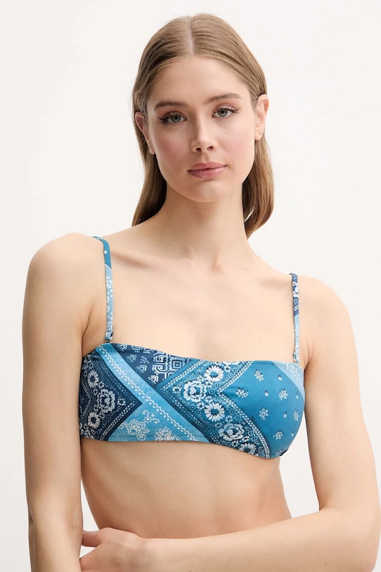 Polo Ralph Lauren bikini felső melltartó merevítő nélkül kék 21599445