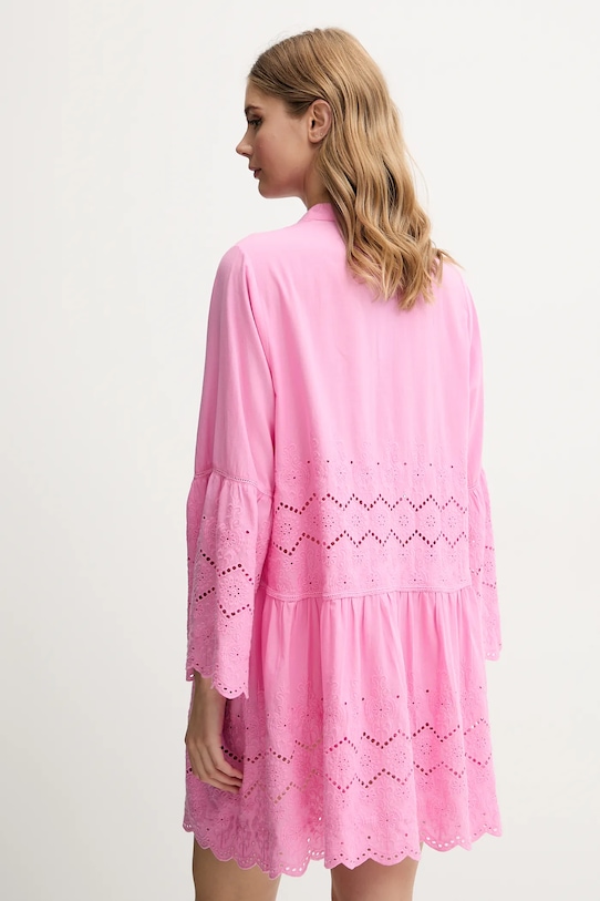 Melissa Odabash rochie de plajă din bumbac MO.SEBENNA roz SS25