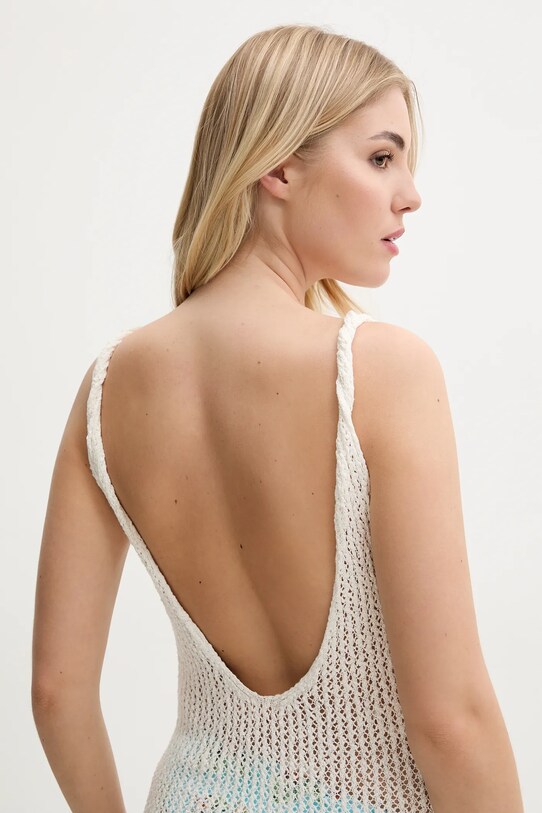 Abercrombie & Fitch rochie de plajă din bumbac KI111.5030.178 bej