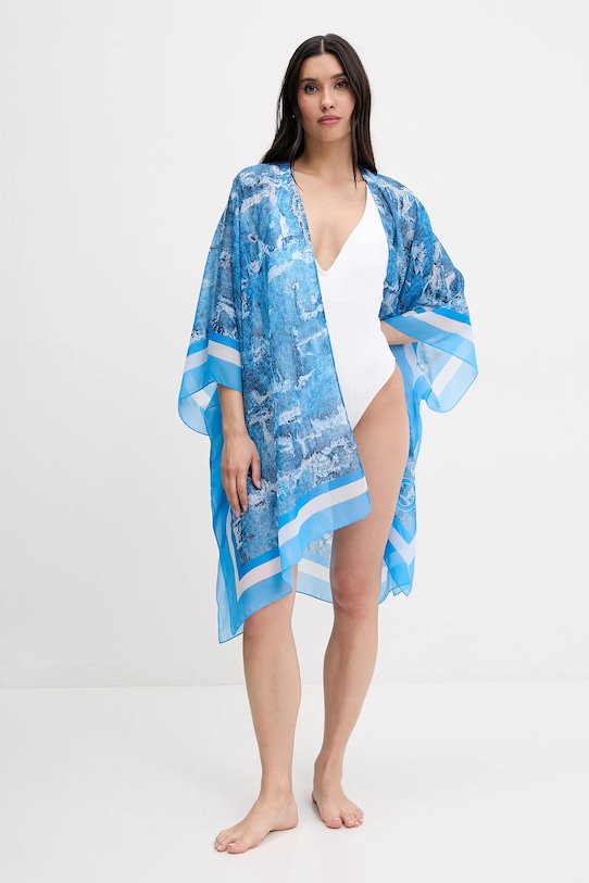 Plážový přehoz Liu Jo modrá VA5174.T4902