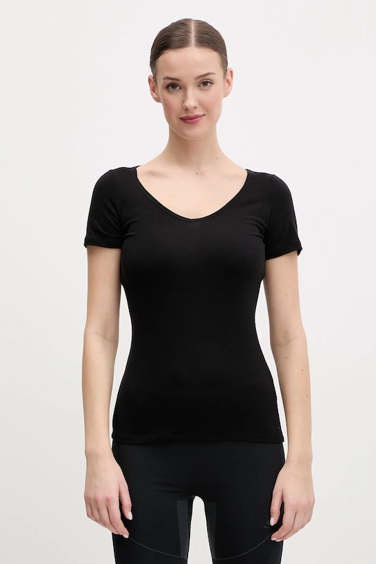 Icebreaker tricou funcțional Merino 150 Siren Sweetheart Planet friendly negru IB1030620011