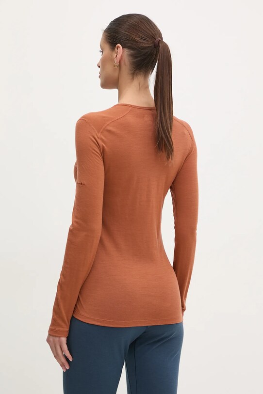 Icebreaker longsleeve funkcyjny Merino 200 Oasis IB1043750B01 brązowy SS25