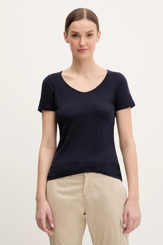 Icebreaker tricou funcțional Merino 150 Siren Sweetheart Planet friendly bleumarin IB1030624011