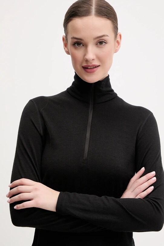 Odzież Icebreaker longsleeve funkcyjny Merino 200 Oasis IBB043800011 czarny