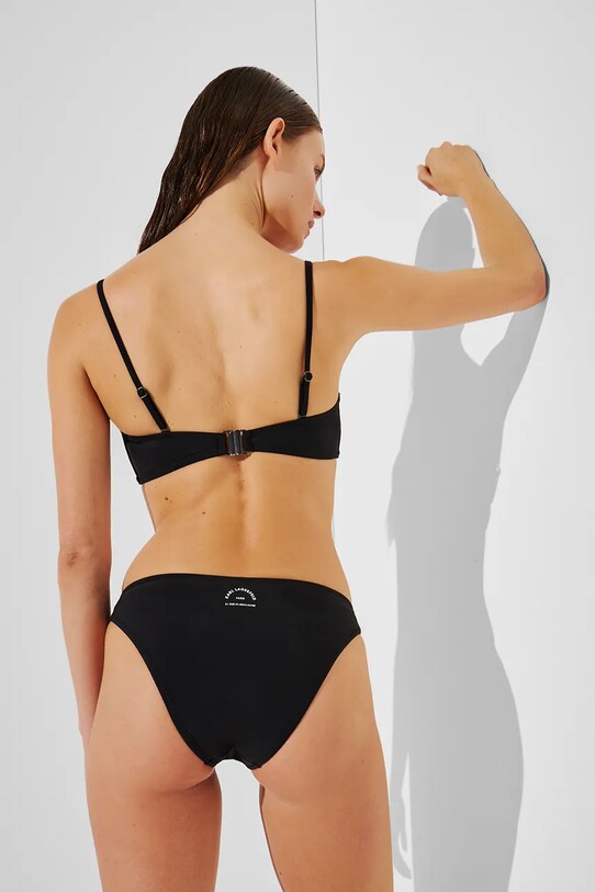 Bikini top Karl Lagerfeld A2W46013 μαύρο SS25