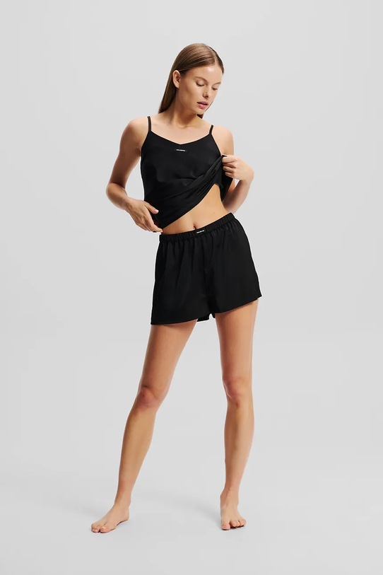 Karl Lagerfeld piżama czarny A2W45002