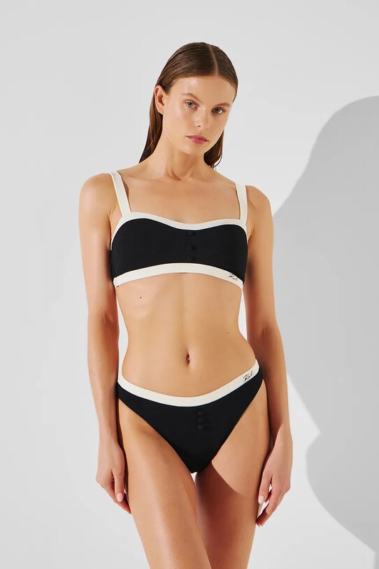 Karl Lagerfeld sutien de baie moale negru A2W46018