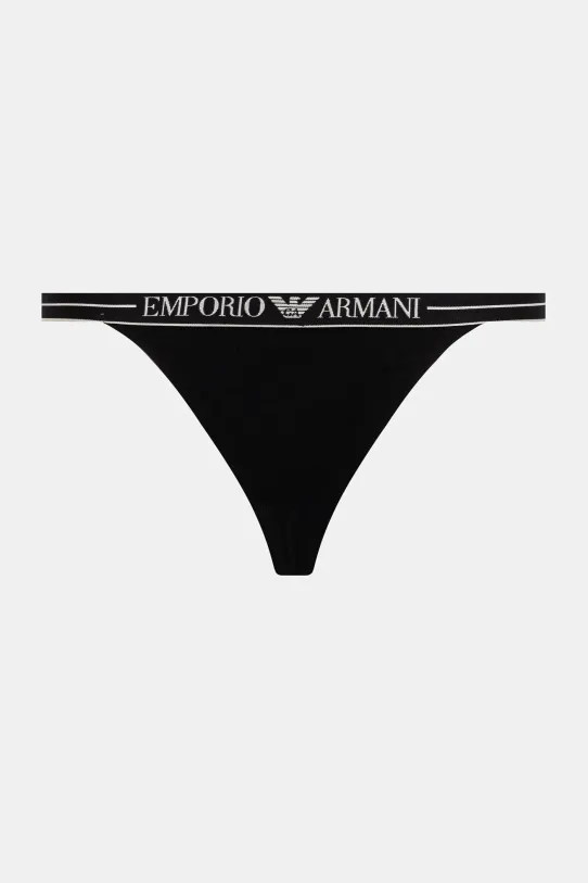 Emporio Armani Underwear stringi 2-pack EW000405.AF10881 czarny AW25