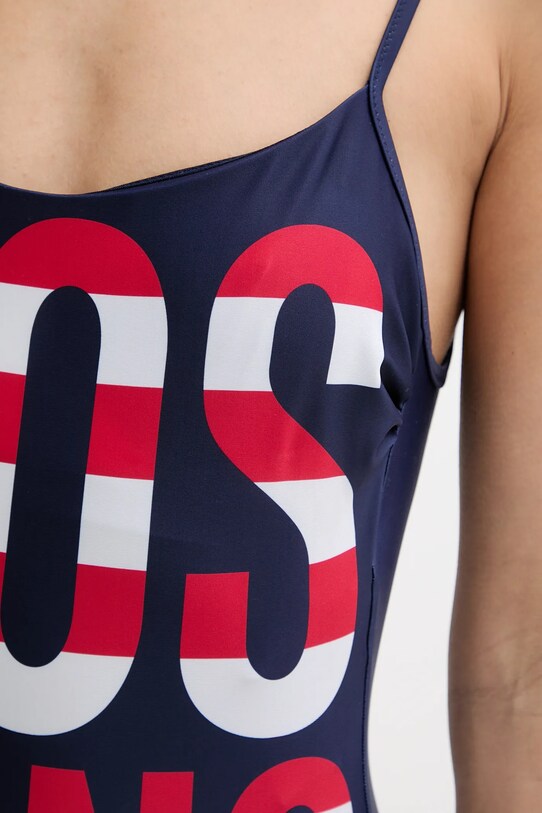 Moschino Underwear jednoczęściowy strój kąpielowy granatowy 4905.4902