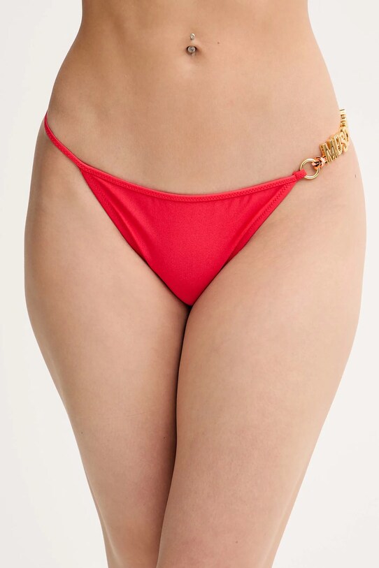 Plavkové nohavičky Moschino Underwear nášivka červená 5902.9500