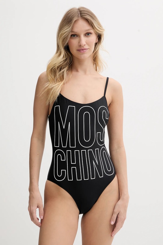 Moschino Underwear jednoczęściowy strój kąpielowy miękka czarny 4911.4901