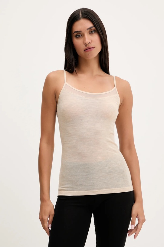 Chantelle top bieliźniany wełniany FEMILET beżowy FN1581.02Y