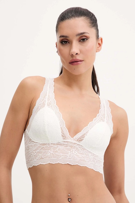 Σουτιέν Chantelle Floral Touch εμπριμέ λευκό C94270