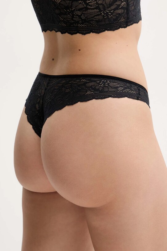 Chantelle chiloti Floral Touch C942G0 negru SS25