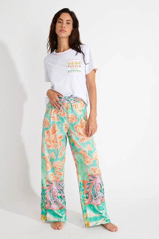 Banana Moon pantaloni de plajă Tchac turcoaz MIMI.TCHAC