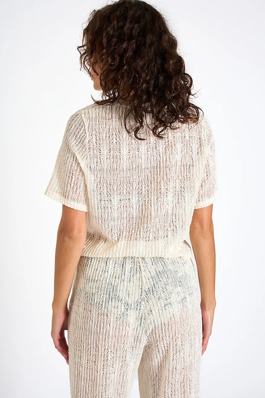 Μπλουζάκι παραλίας Banana Moon Beachsoul PAIGES.BEACHSOU μπεζ SS25