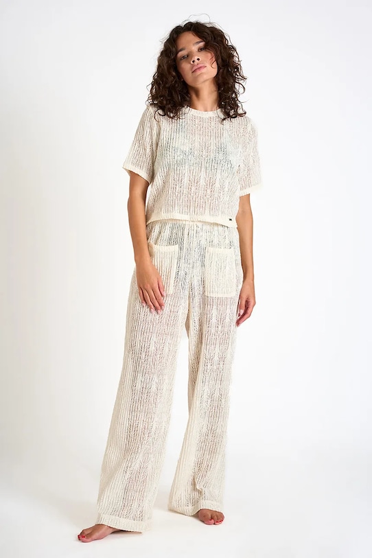 Μπλουζάκι παραλίας Banana Moon Beachsoul μπεζ PAIGES.BEACHSOU