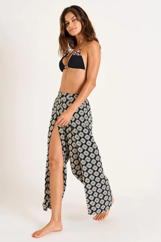Banana Moon pantaloni de plaja Sarong STEFA.SARONG negru