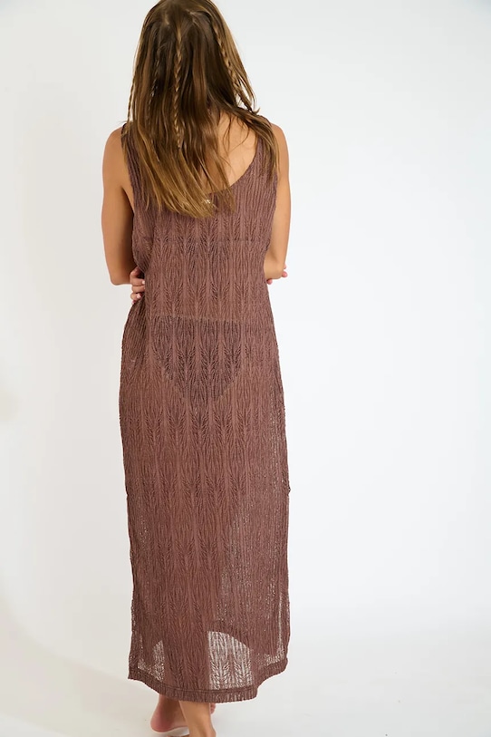 Ρούχα Φόρεμα παραλίας Banana Moon Beachsoul TUPAI.BEACHSOUL καφέ