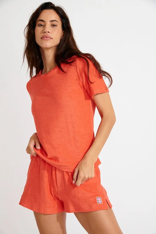 Хлопковая пляжная футболка Banana Moon Seasponge оранжевый WAKEY.SEASPONGE