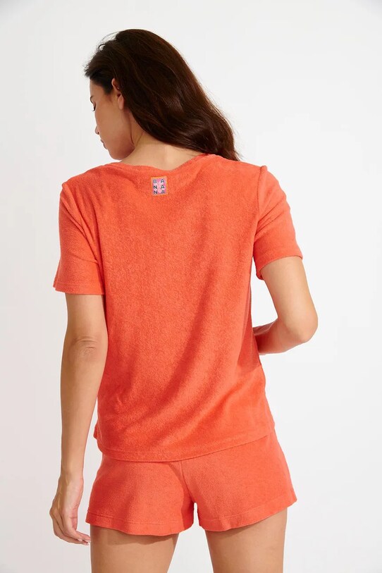 Хлопковая пляжная футболка Banana Moon Seasponge WAKEY.SEASPONGE оранжевый SS25