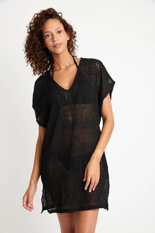Пляжна сукня Banana Moon Beachsoul чорний ZINIA.BEACHSOUL