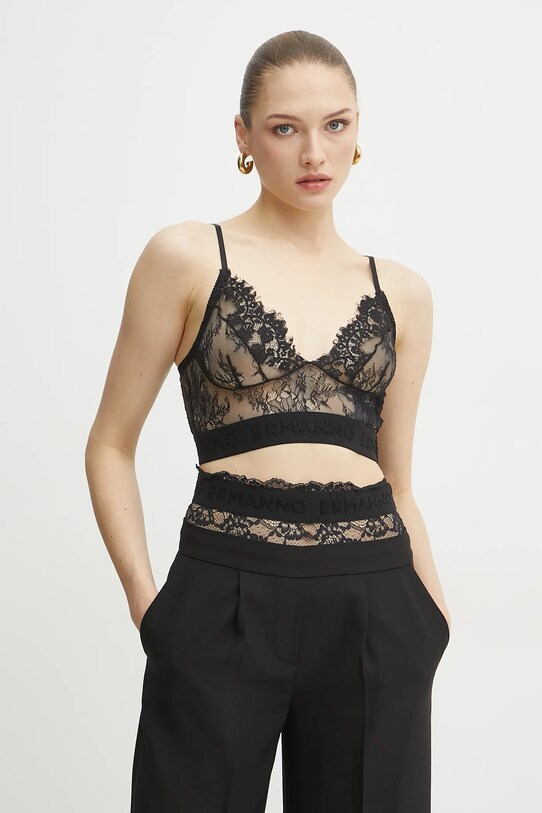 Ermanno Scervino sutien moale negru 56TL055ER1