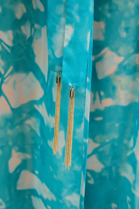 Ogrtač za plažu Kurt Geiger London tirkizna 4116089609