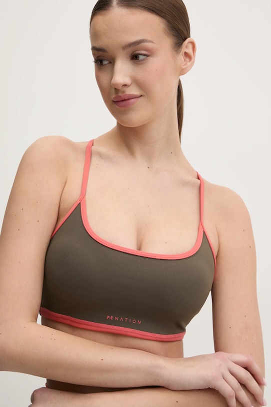 P.E Nation reggiseno sportivo Fundamental verde 251C270