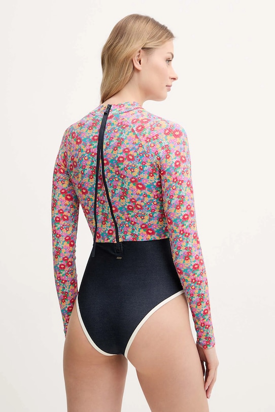 Rip Curl jednoczęściowy strój kąpielowy FLORES 0MQWSW granatowy SS25