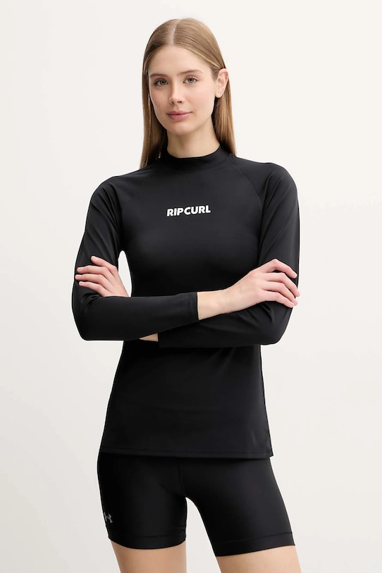 Rip Curl longsleeve de baie cu modele negru 17MWRV