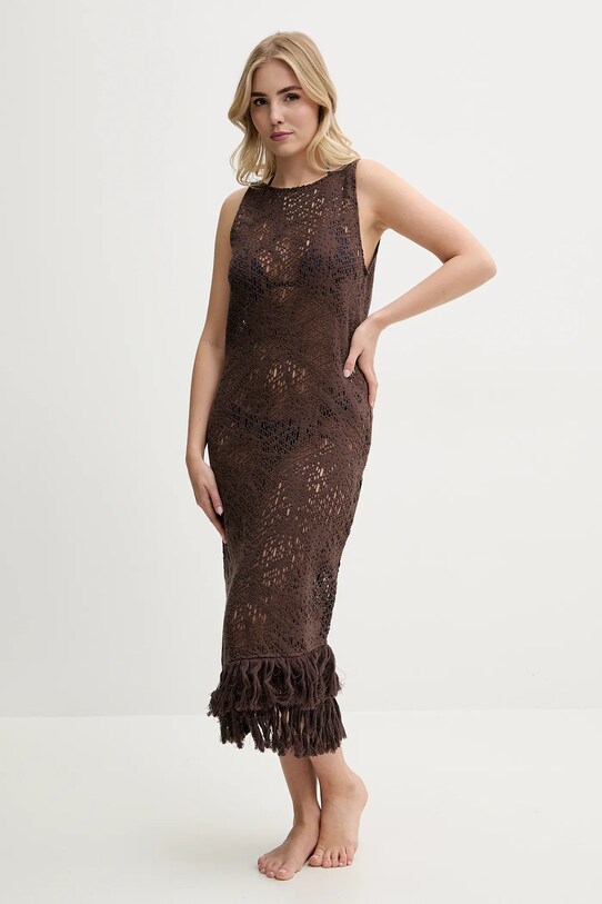 OAS rochie de plajă maro 4511.03