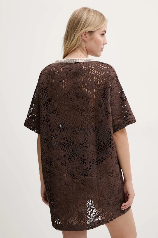 OAS rochie de plajă 4521.01 maro SS25