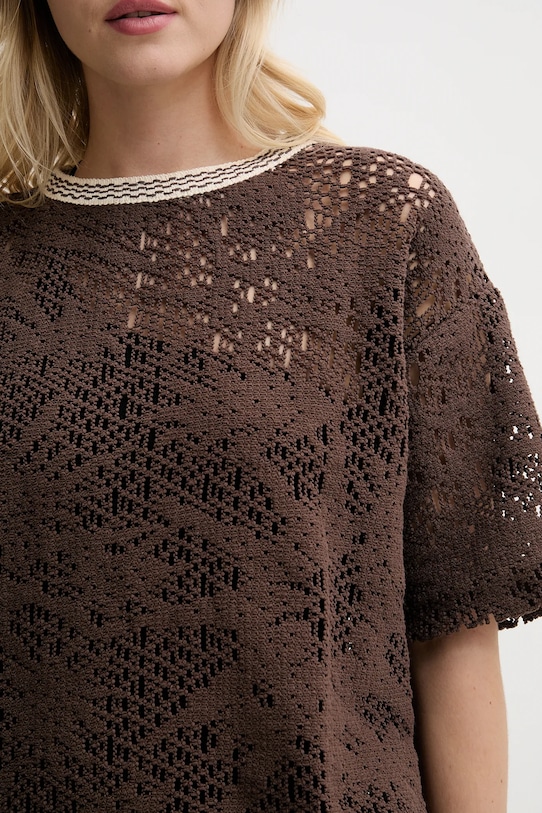 OAS rochie de plajă maro 4521.01