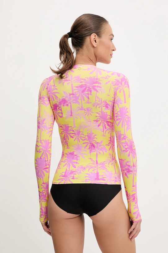 Plavecké tričko s dlouhým rukávem Banana Moon Print OOHLA.PRINT žlutá SS25