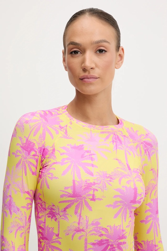 Oblečení Plavecké tričko s dlouhým rukávem Banana Moon Print OOHLA.PRINT žlutá