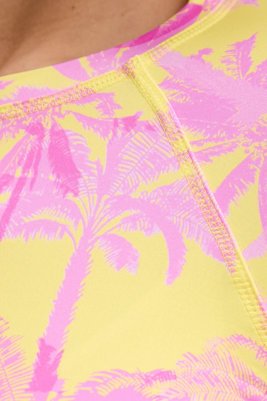 Plavecké tričko s dlouhým rukávem Banana Moon Print žlutá OOHLA.PRINT