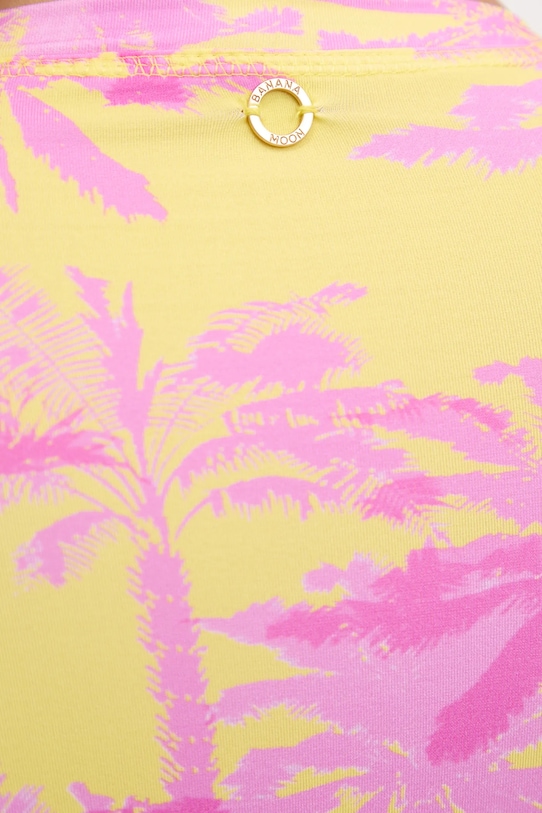 Plavecké tričko s dlouhým rukávem Banana Moon Print OOHLA.PRINT žlutá