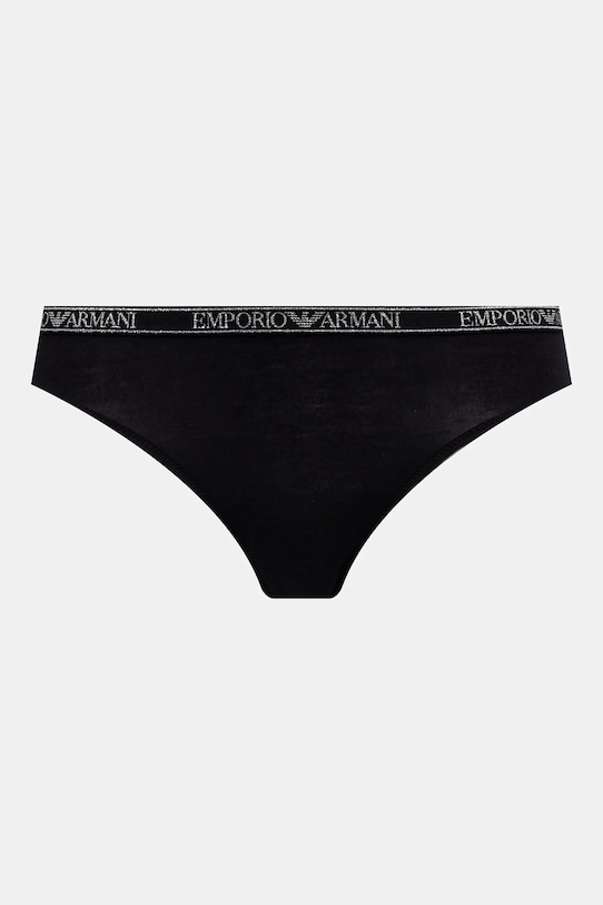 Emporio Armani Underwear stringi 2-pack EW000402.AF10889 czarny SS25