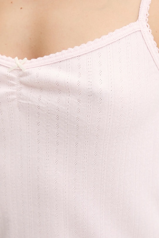 Hollister Co. top piżamowy KI346.5022.600 różowy