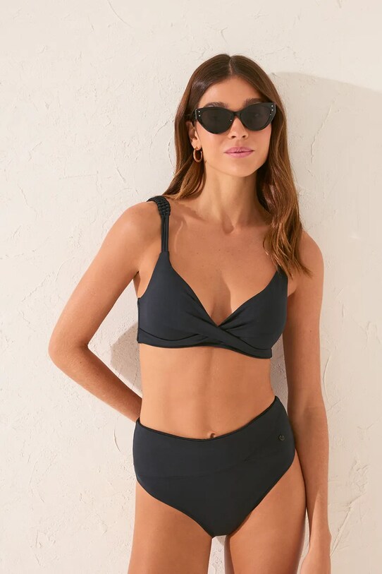 Odzież women'secret figi kąpielowe 6469680 czarny