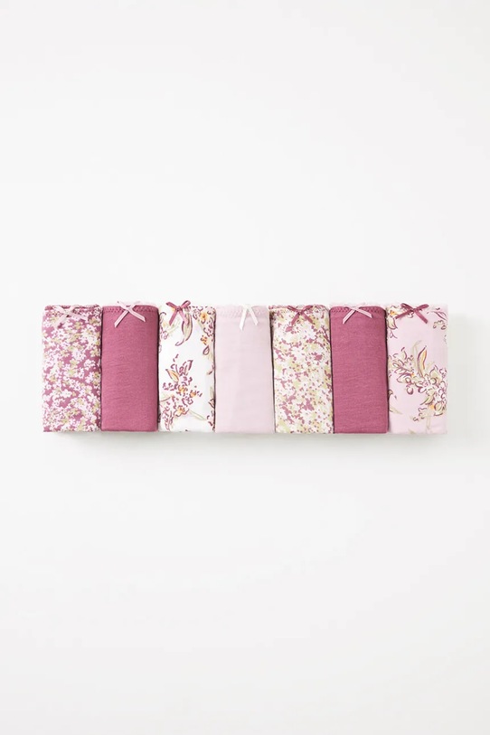 Bavlnené nohavičky women'secret 7-pak nohavičky viacfarebná 4939941