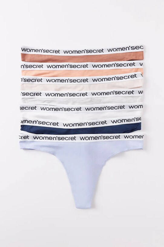 women'secret stringi bawełniane 7-pack 4939957 multicolor SS25