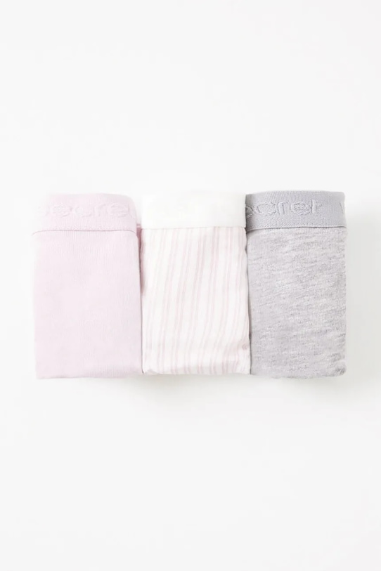 Бавовняні стрінги women'secret 3-pack бавовна барвистий 4939951