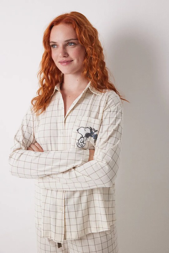 Хлопковая пижама women'secret 3599167 бежевый SS25