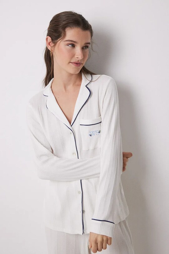 Бавовняна піжама women'secret 3599155 бежевий SS25