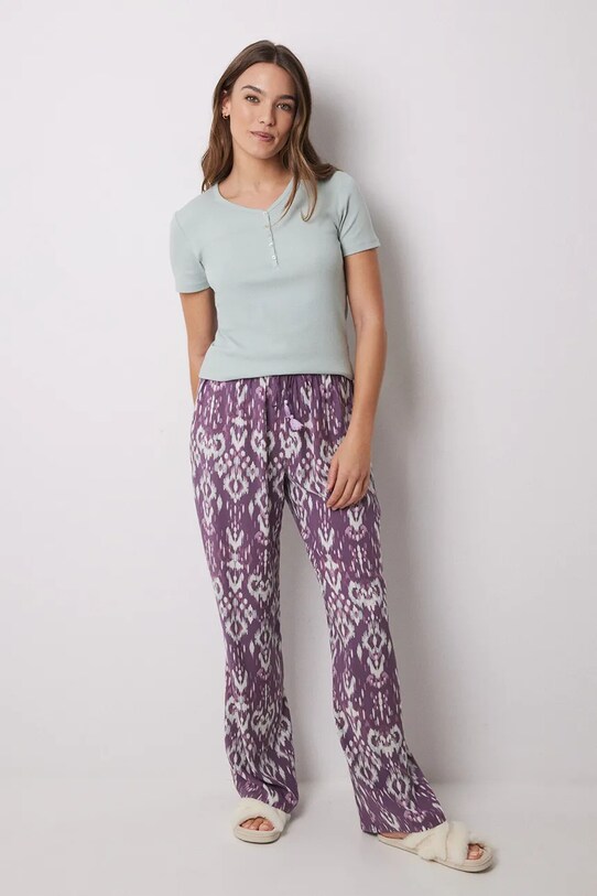 Пижамные брюки women'secret ткань фиолетовой 3709649